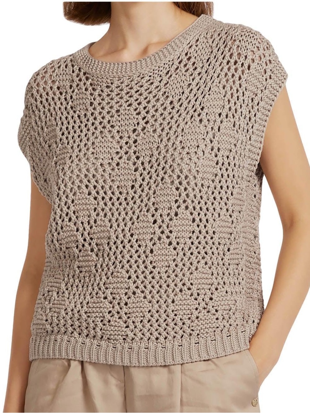 Marc Cain Crochet Knit Top Size N3 / 8